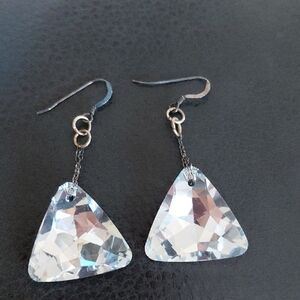 Diamond-like Crystal Earrings